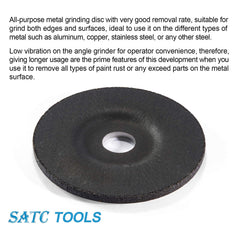 4-1/2 Grinding Disc 5PCS 120 Grit Metal Grinding Wheels for Angle Grinders